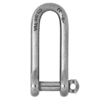 WICHARD Captive pin long D shackle - Dia 4 mm