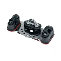 HARKEN 22mm High-Load 1250 Car — Fixed Sheaves, Cam Cleats