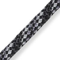 MARLOW D2 CLUB 10mm BLACK - FEKETE KÖTÉL KEVERT FESTETT DYNEEMA MAGGAL POLYESTER HUZATTAL