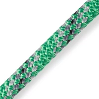 MARLOW D2 CLUB 10mm GREEN - ZÖLD KÖTÉL KEVERT FESTETT DYNEEMA MAGGAL POLYESTER HUZATTAL
