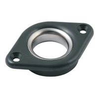 ALLEN Deck Bush With Flange And SS Inner, Nylon/A4 eye 20,5mm black