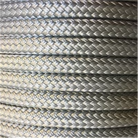 MARLOW D/BRAID 8mm SOLID GREY - Polyester/Polyester kötél