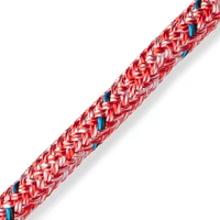 MARLOW BLUE OCEAN D/BRAID 14mm RED - PIROS KÖTÉL POLYESTER MAGGAL POLYESTER HUZATTAL rPET