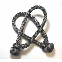 MARLOW SOFT SHACKLE 5mm D12 BLACK 250mm - FEKETE KÖTÉLSEKLI 2db - 2120kg