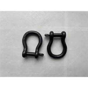 WICHARD Captive pin bow shackle - Dia 6 mm BLACK