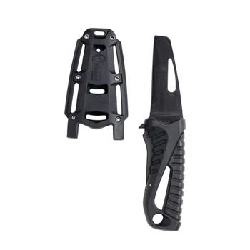 WICHARD Offshore Rescue knife - Fixed & plain blade - Black