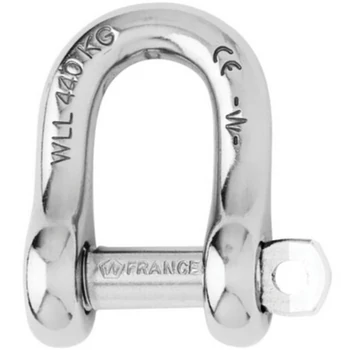 WICHARD Captive pin D shackle - Dia 6 mm