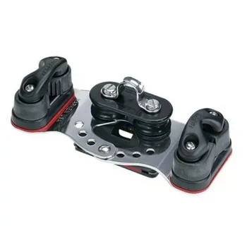 HARKEN 22mm Car — Fixed Sheaves, Cam Cleats