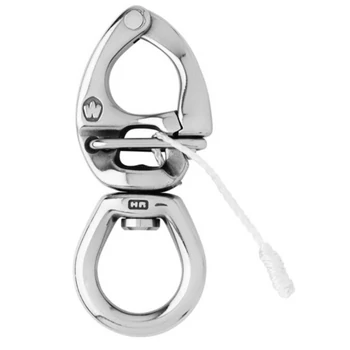 WICHARD HR quick release snap shackle - With large bail - Length: 80 mm