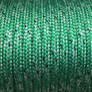 MARLOW D/BRAID PES 6mm MARBLE GREEN ZÖLD KÖTÉL POLYESTER MAGGAL POLYESTER HUZATTAL 