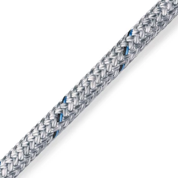 MARLOW BLUE OCEAN D/BRAID 8mm GREY - SZÜRKE KÖTÉL POLYESTER MAGGAL POLYESTER HUZATTAL rPET
