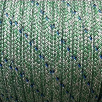 MARLOW BLUE OCEAN D/BRAID 12mm GREEN - ZÖLD KÖTÉL POLYESTER MAGGAL POLYESTER HUZATTAL rPET