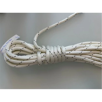 OUTLET MARLOW D/BRAID 12mm WHITE/BLK FLK FEHÉR KÖTÉL 13,5mR
