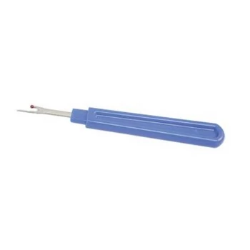 SEAM RIPPER WITH PLASTIC HANDLE 120mm BLUE
