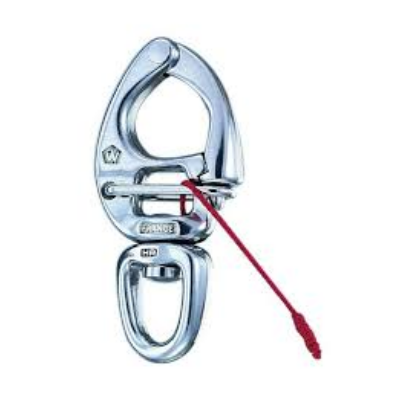 WICHARD HR quick release snap shackle - With large bail - Length: 80 mm